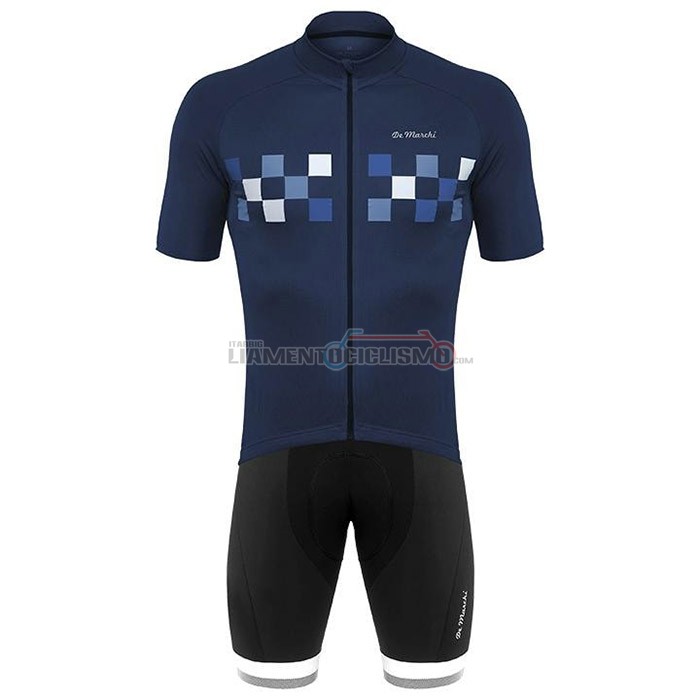 Abbigliamento Ciclismo De Marchi Manica Corta 2020 Scuro Blu